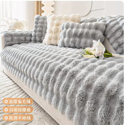 ⛄️ Wavy Sofa Cover with Ultra-Soft Coating [Super Stretchy]