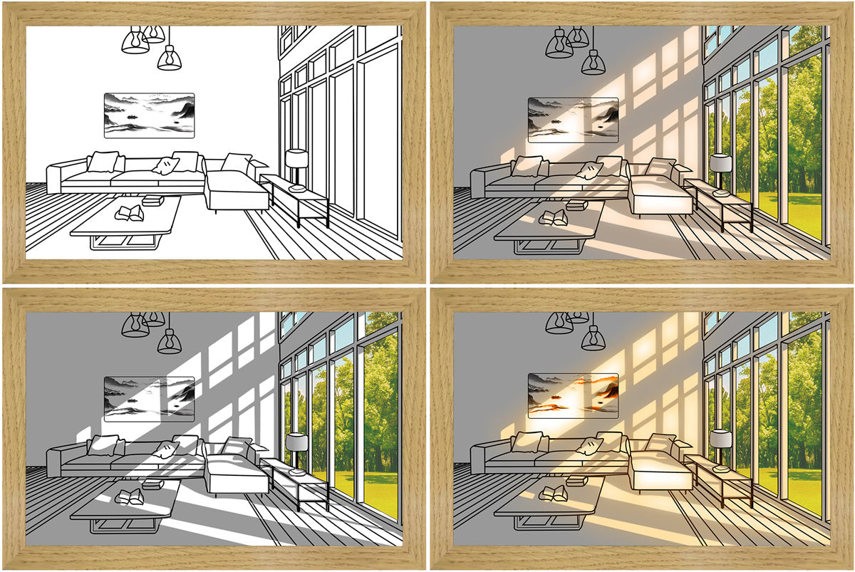 🖼 Colorable LED Light-Up Picture