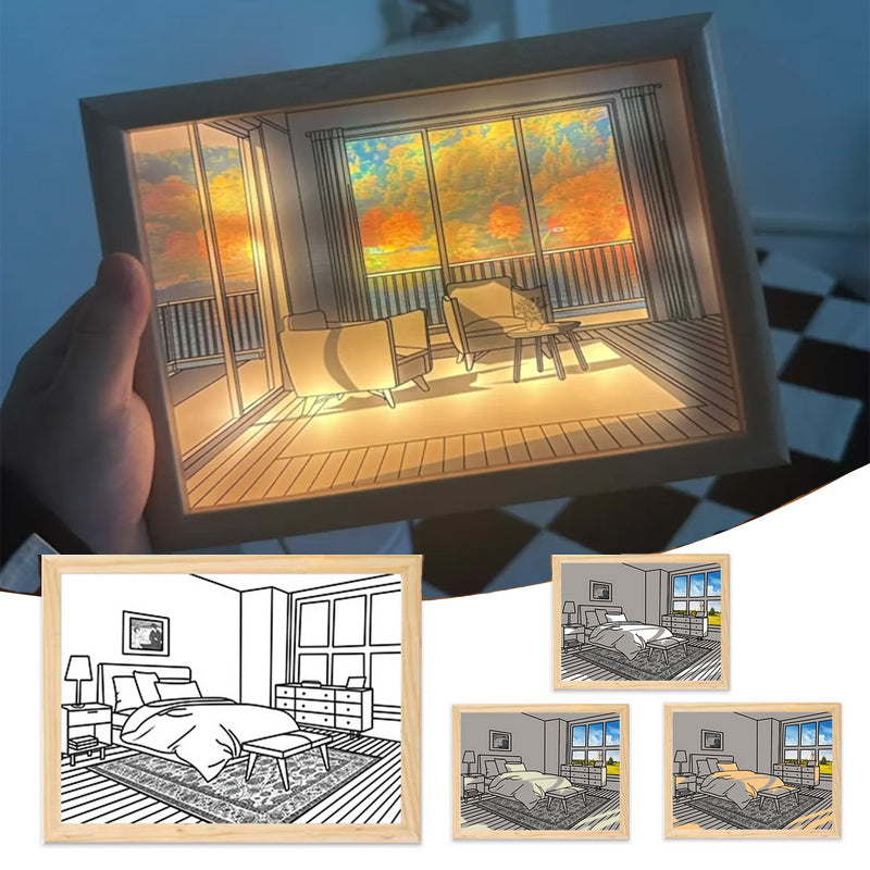 🖼 Colorable LED Light-Up Picture