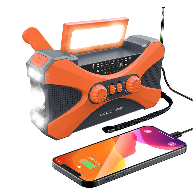 📻 Radio 4 en 1 Pack de Supervivencia [RADIO+LINTERNA+CARGA SOLAR+POWER BANK]