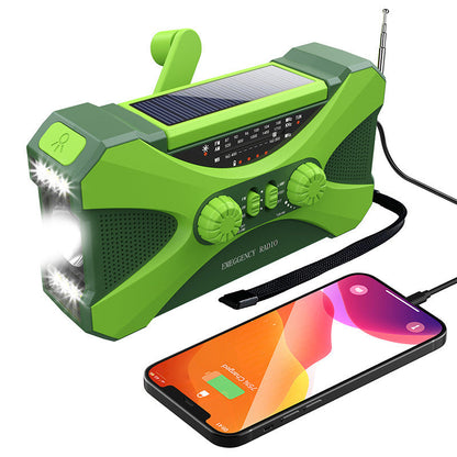 📻 Radio 4 en 1 Pack de Supervivencia [RADIO+LINTERNA+CARGA SOLAR+POWER BANK]