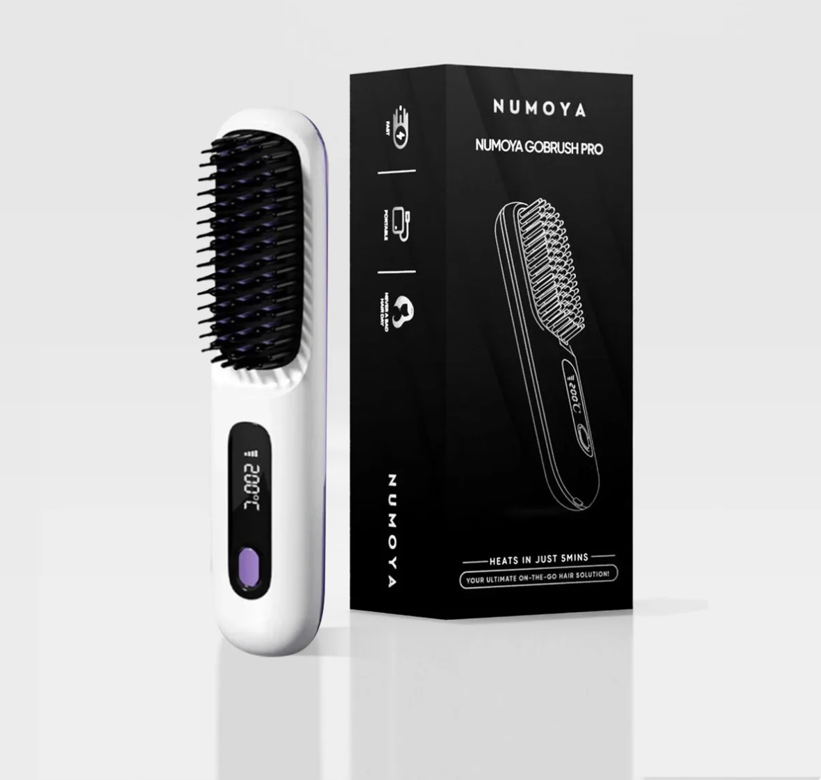 💇‍♀️ Cepillo para Cabello Alisador Portátil