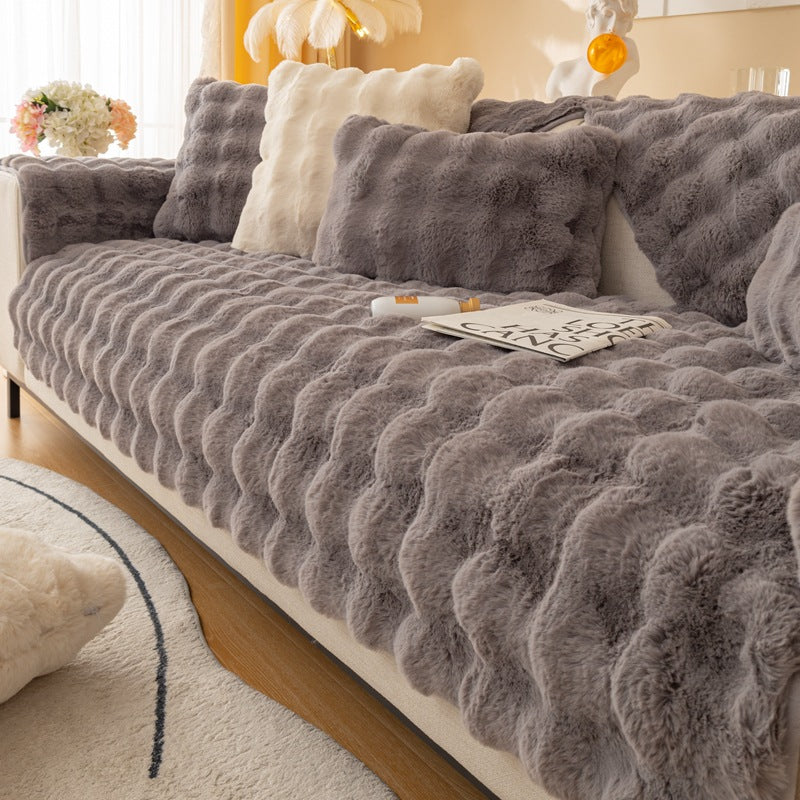 ⛄️ Wavy Sofa Cover with Ultra-Soft Coating [Super Stretchy]