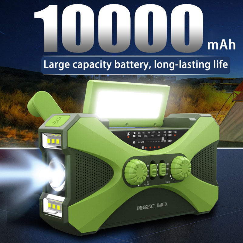 📻 Radio 4 en 1 Pack de Supervivencia [RADIO+LINTERNA+CARGA SOLAR+POWER BANK]