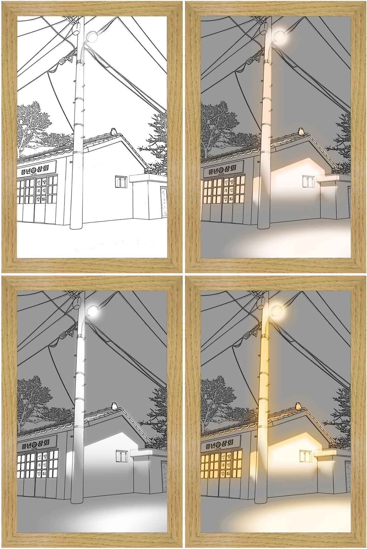 🖼 Colorable LED Light-Up Picture
