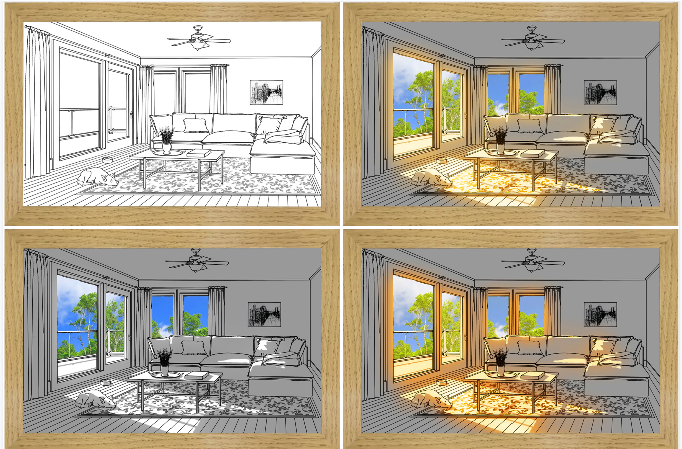 🖼 Colorable LED Light-Up Picture