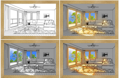 🖼 Colorable LED Light-Up Picture